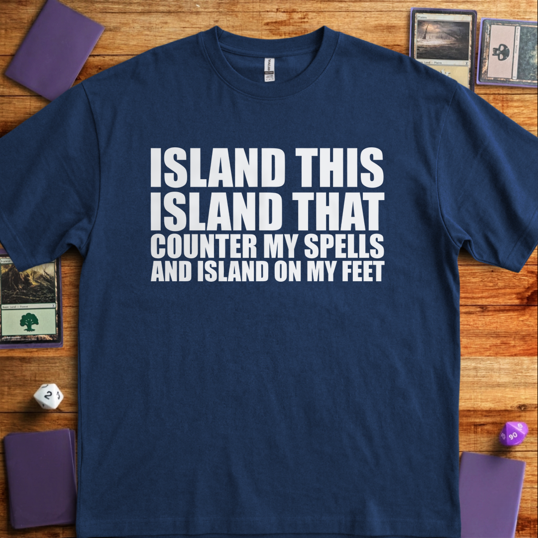 And Island on my Feet - Navy