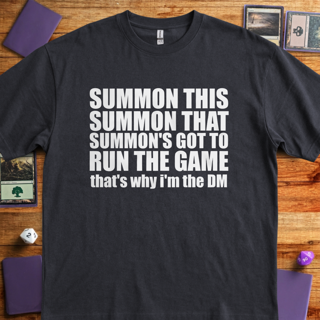 Summon's Got to Run the Game - Black