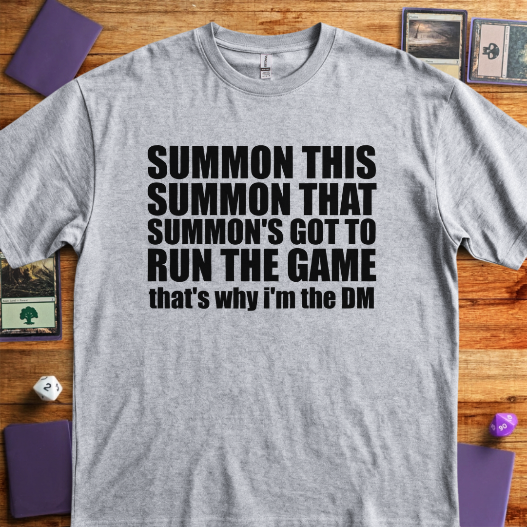 Summon's Got to Run the Game - Sport Grey