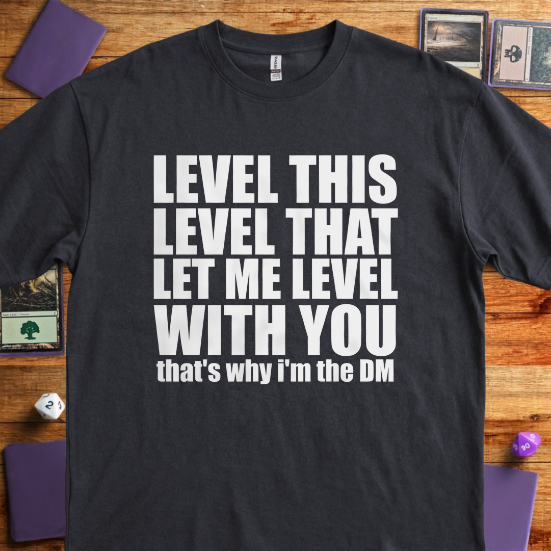 Let me Level with You - Black