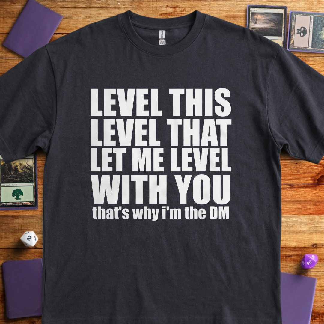 Let me Level with You - Black