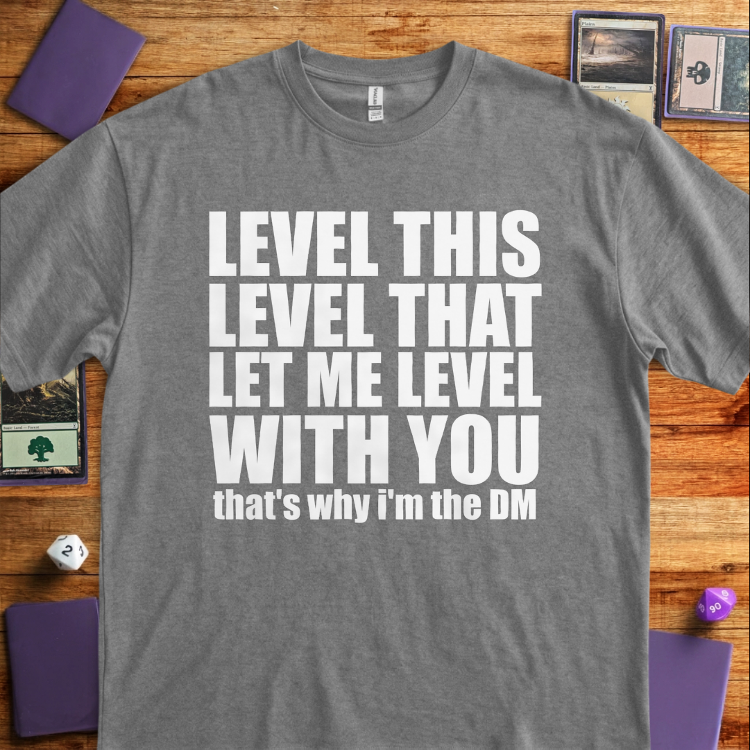 Let me Level with You - Graphite Heather