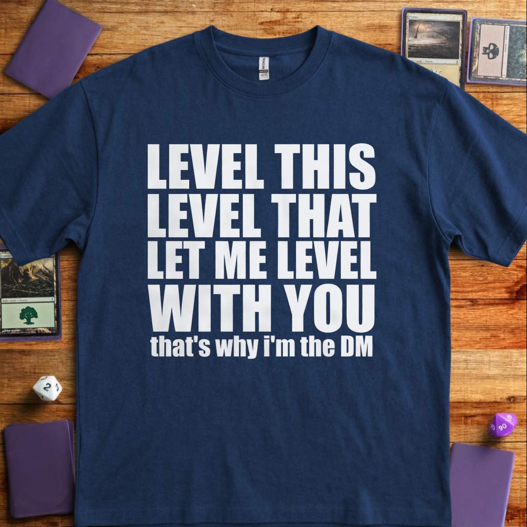 Let me Level with You - Navy