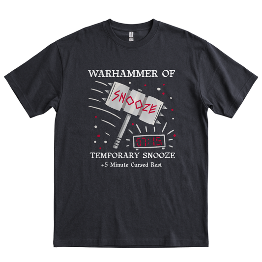 Warhammer of Temporary Snooze - Black