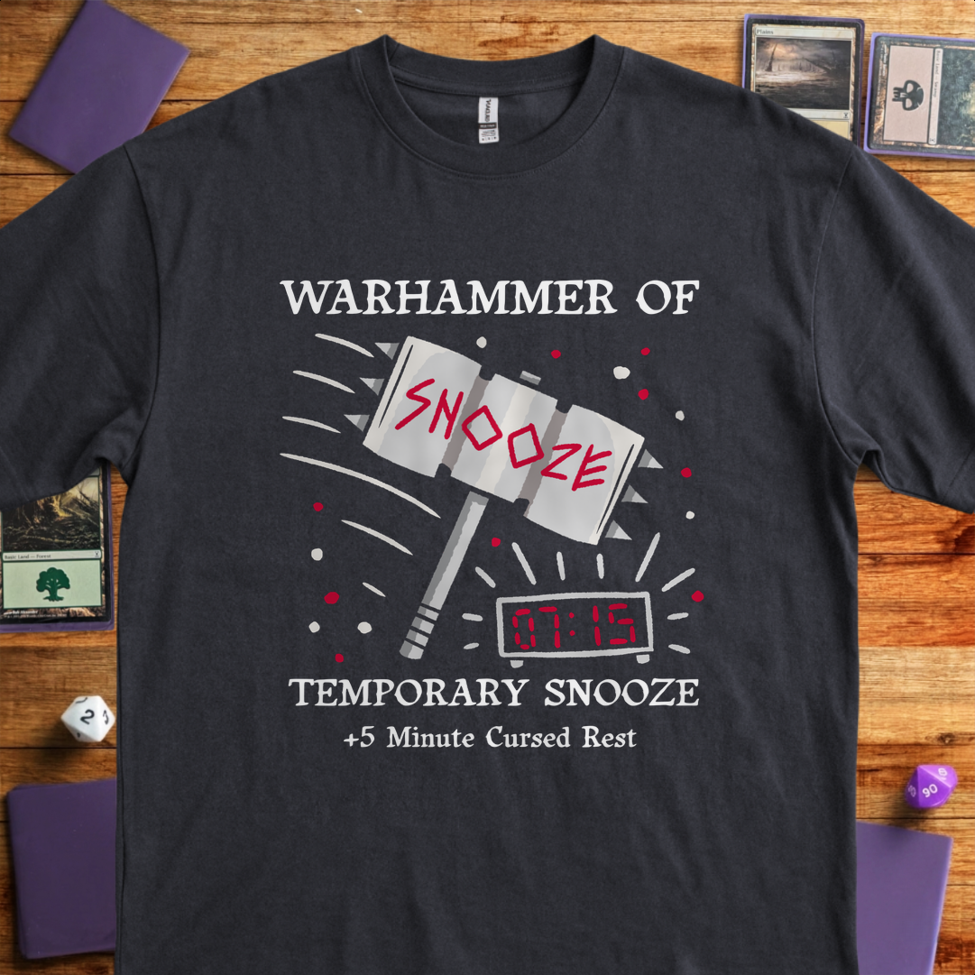 Warhammer of Temporary Snooze - Black