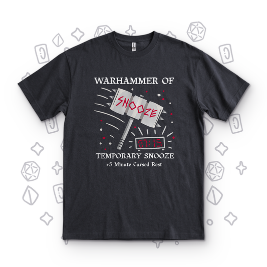 Warhammer of Temporary Snooze - Black