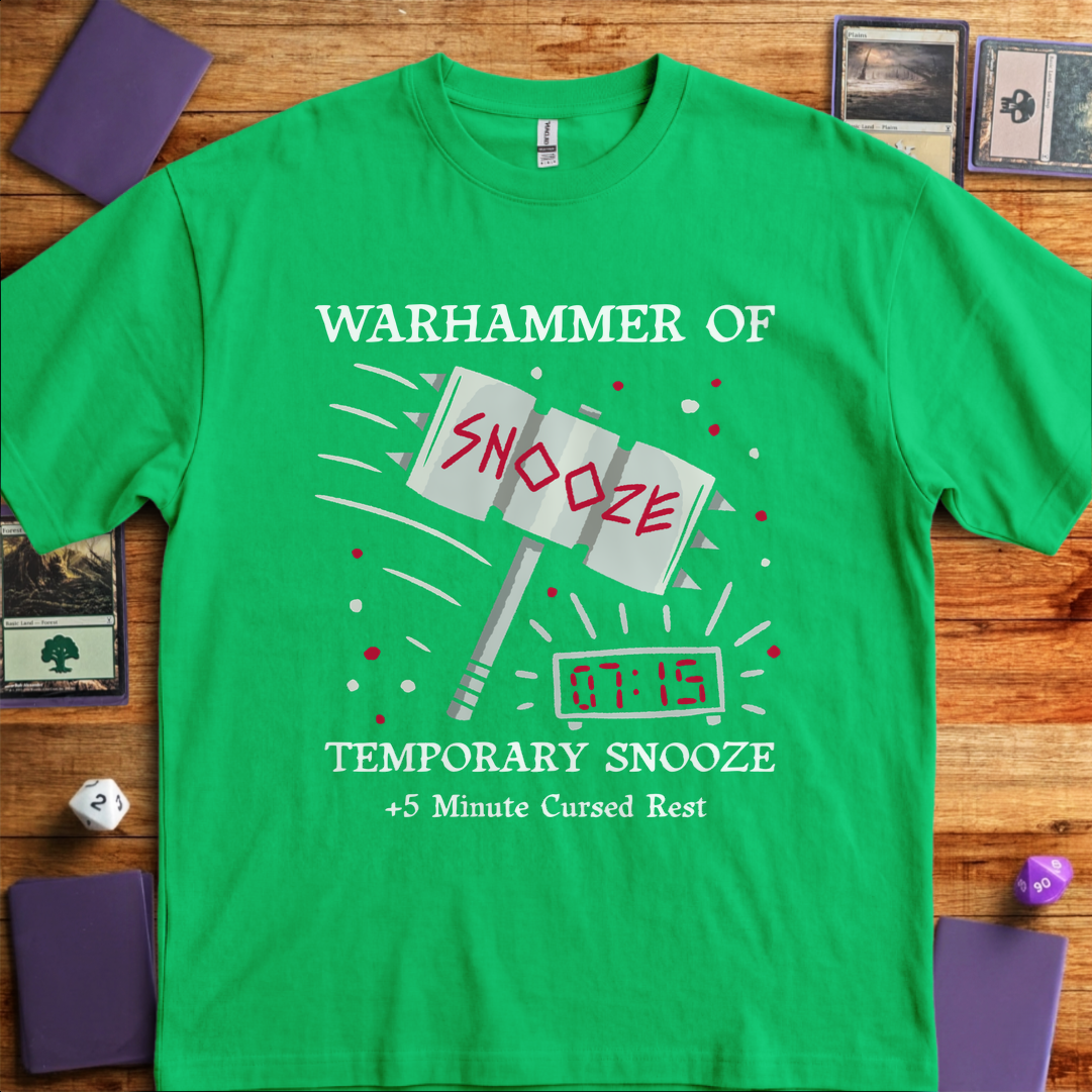 Warhammer of Temporary Snooze - Kelly Green