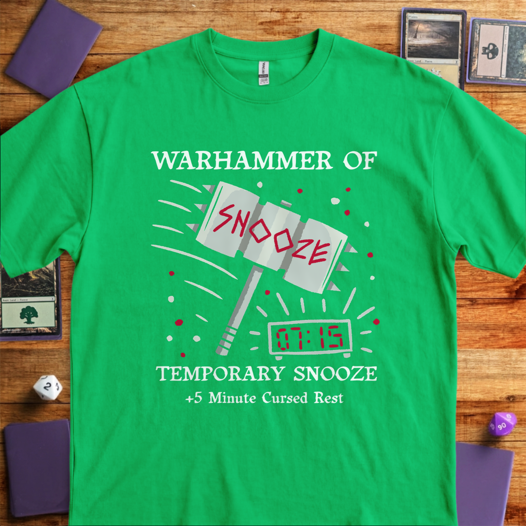 Warhammer of Temporary Snooze - Kelly Green