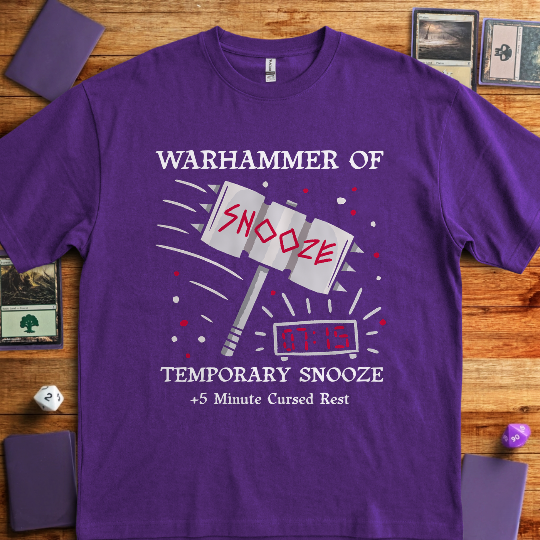 Warhammer of Temporary Snooze - Purple