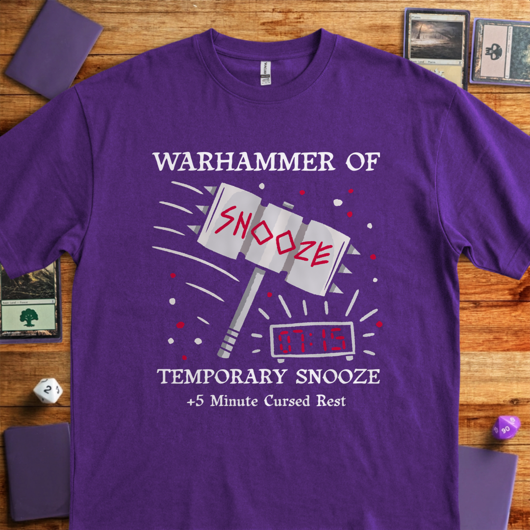 Warhammer of Temporary Snooze - Purple