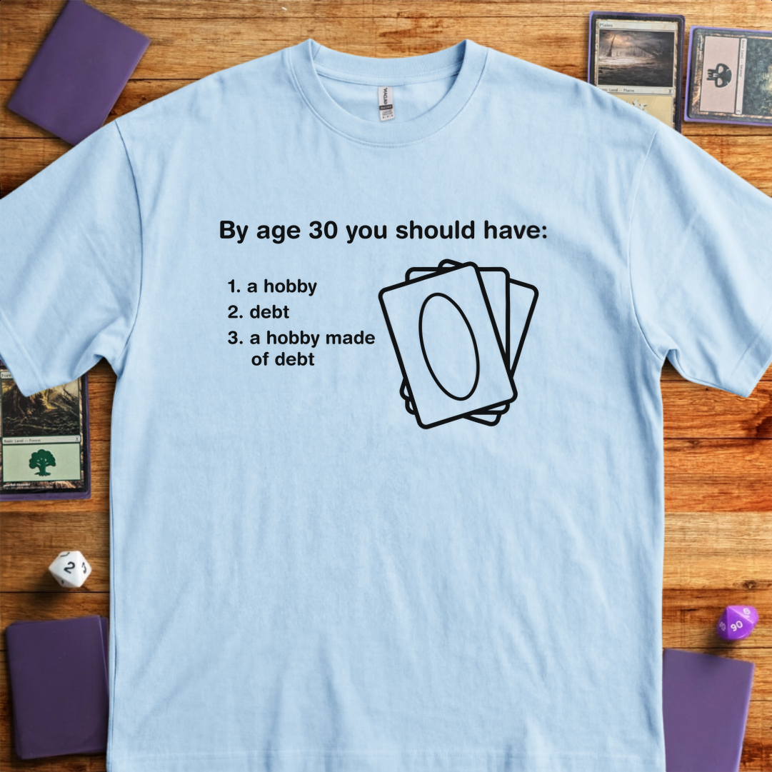 A Hobby Made of Debt - Light Blue