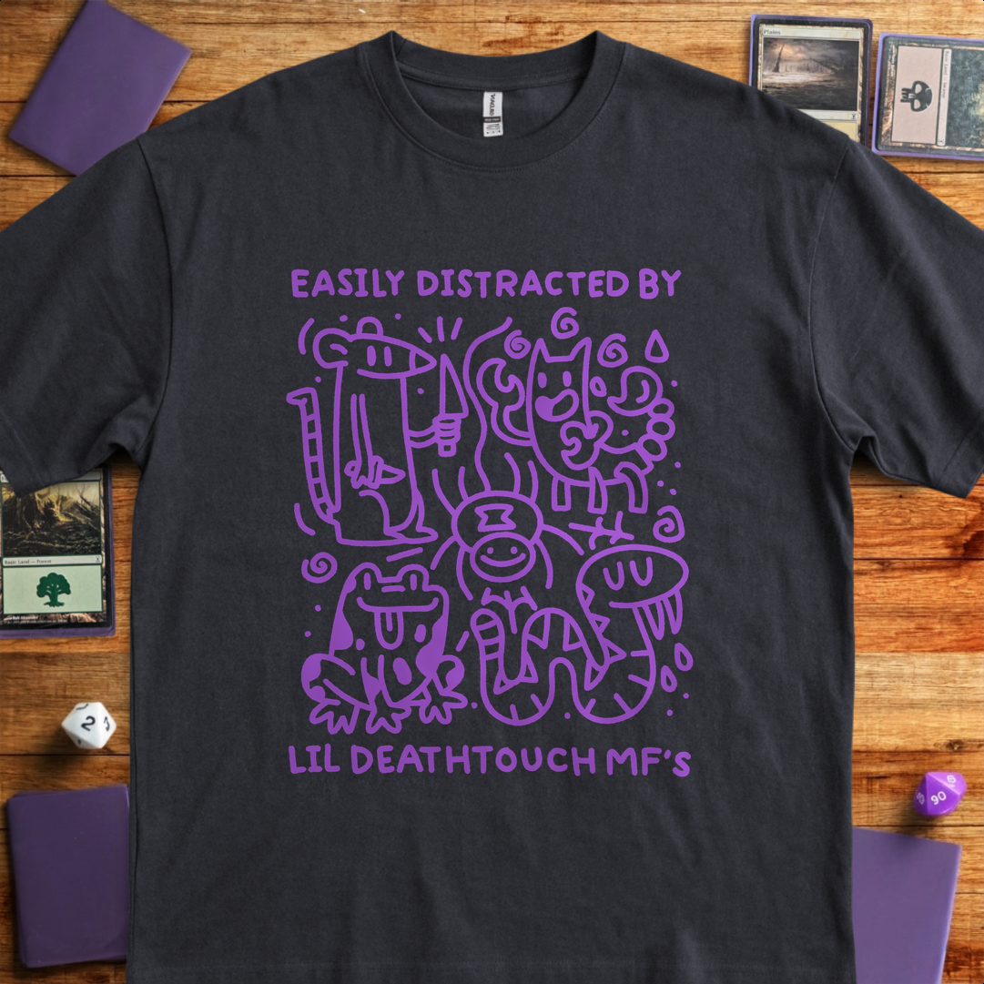 Easily Distracted By Lil Deathtouch MF's - Black