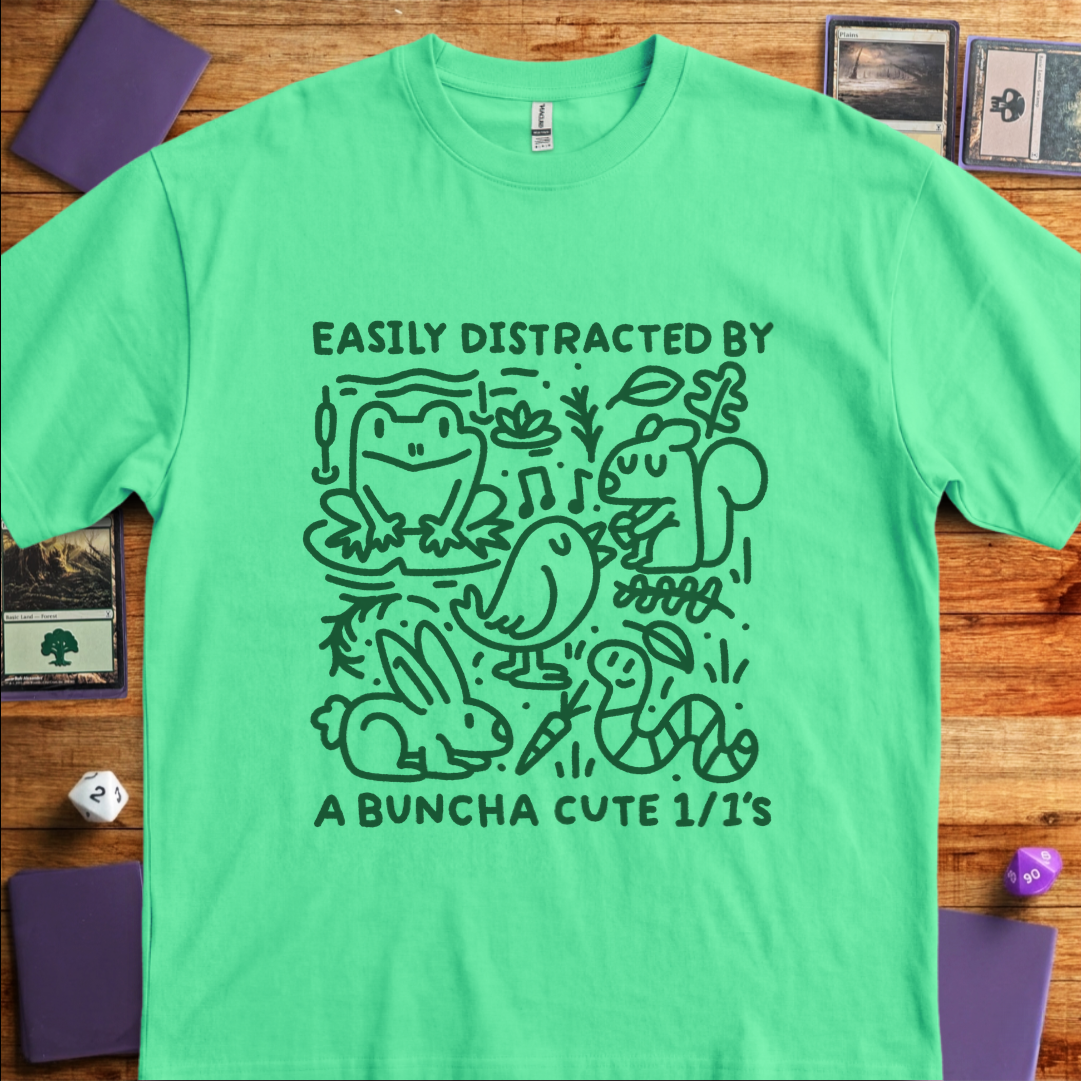 Easily Distracted By A Buncha Cute 1/1's - Mint Green