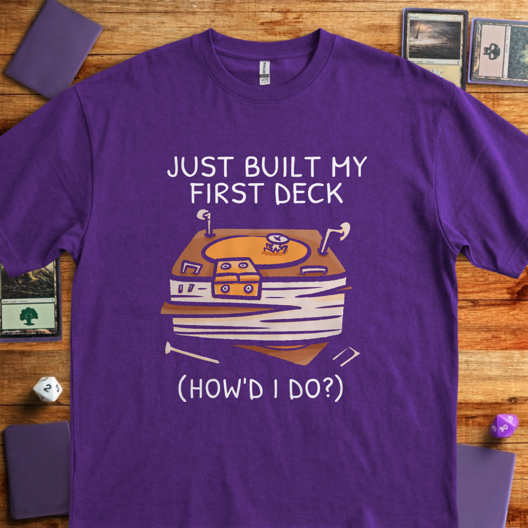 Just Built My First Deck - Purple