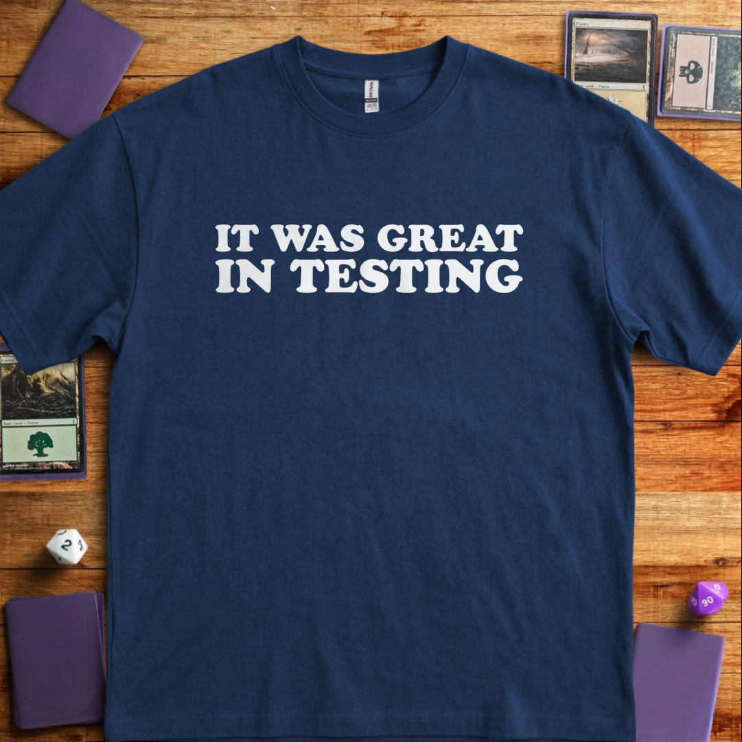 It Was Great In Testing - Navy