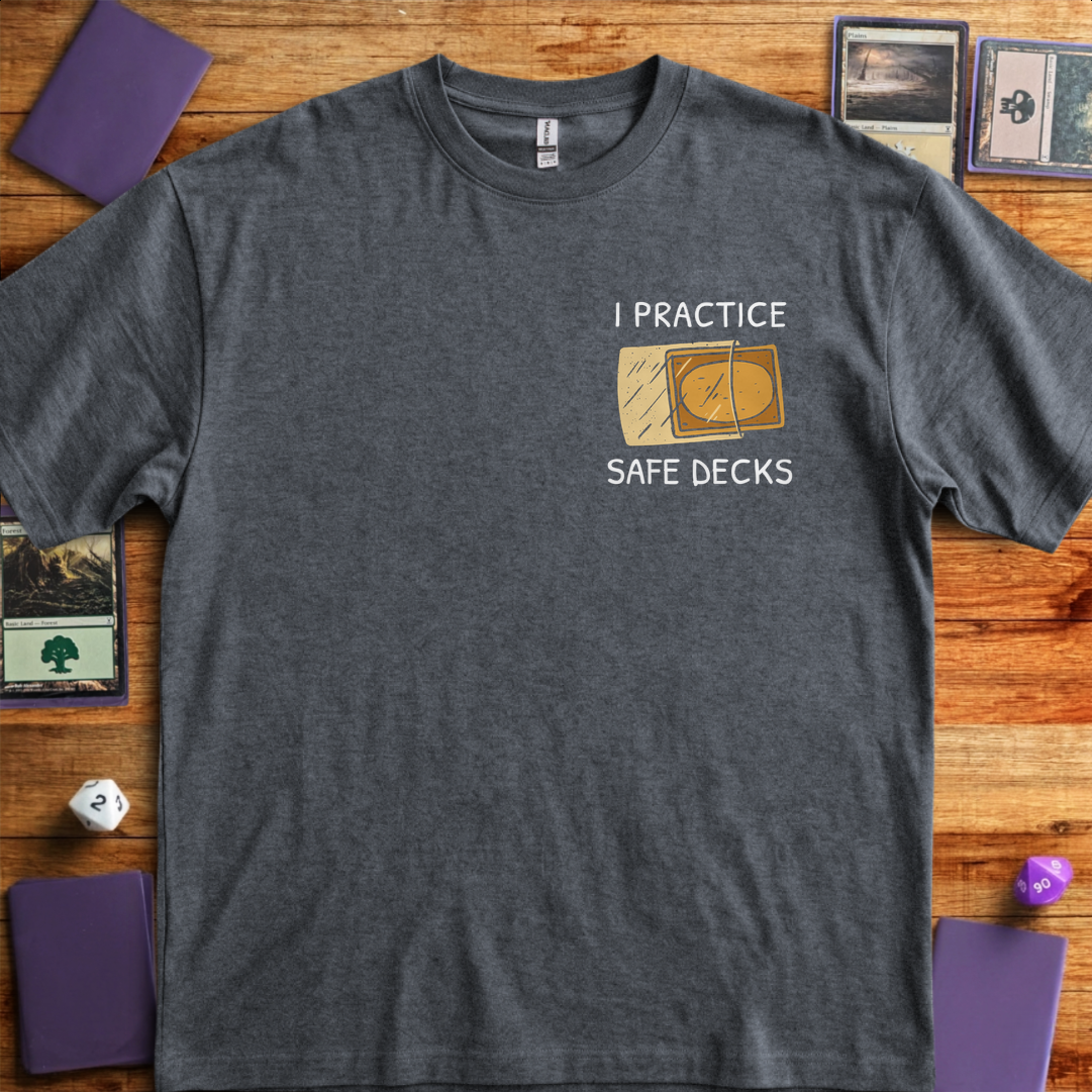 Safe Decks Pocket Print - Dark Heather