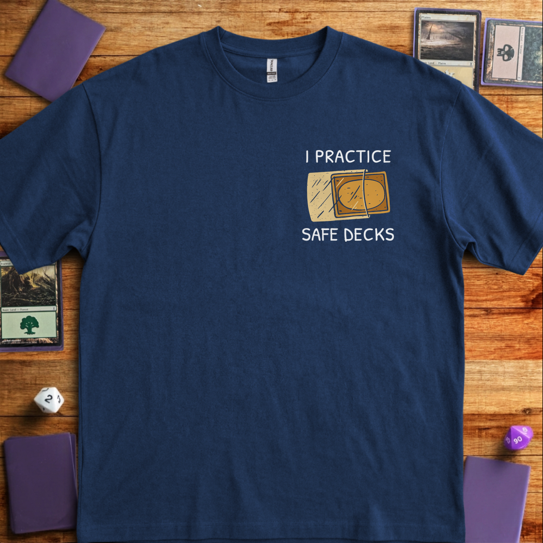 Safe Decks Pocket Print - Navy