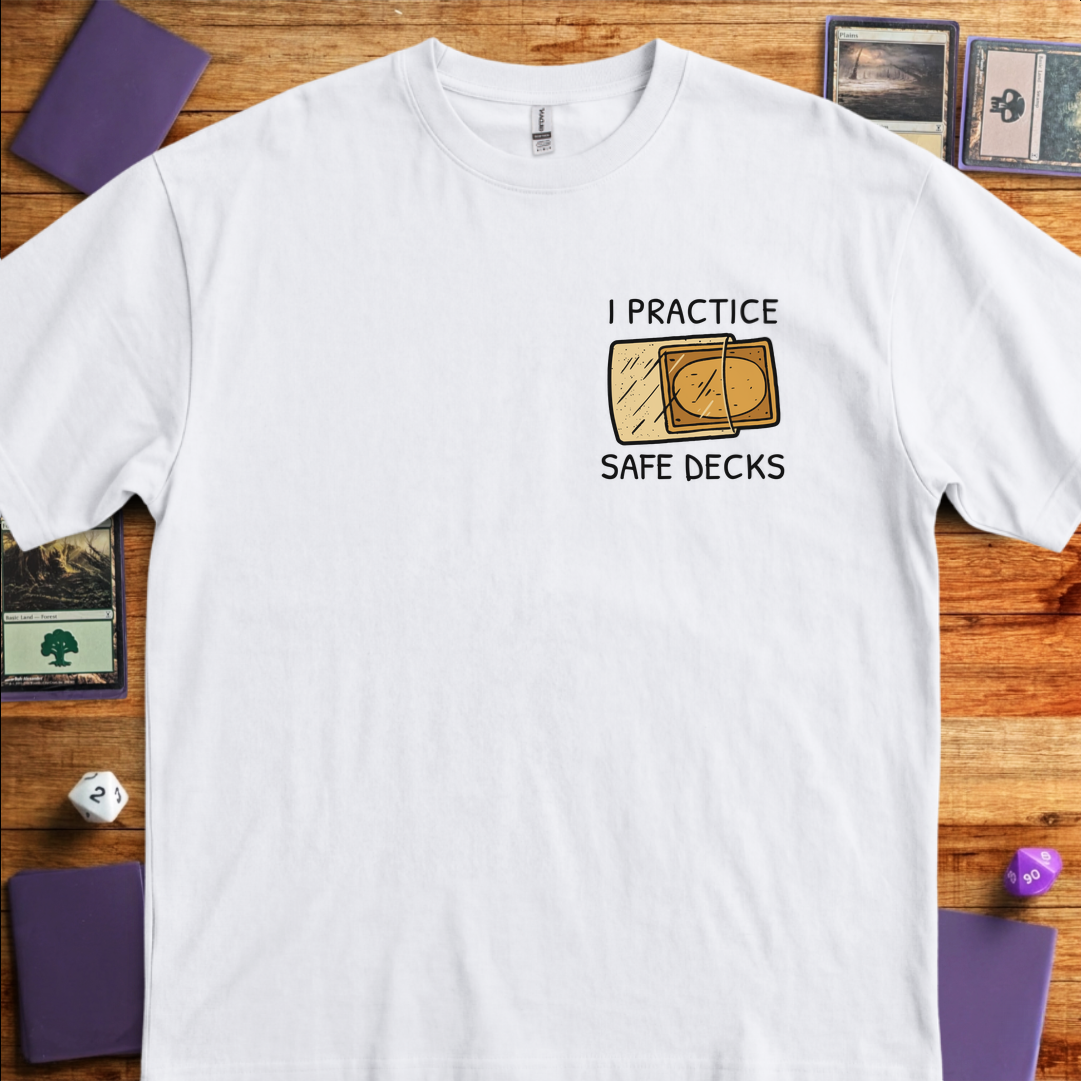 Safe Decks Pocket Print - White