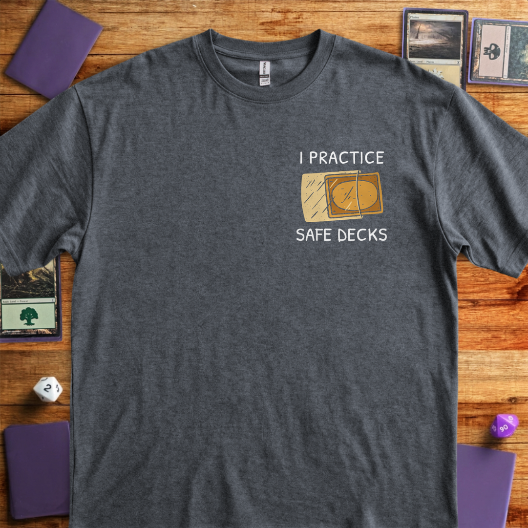 Safe Decks Pocket Print - Dark Heather