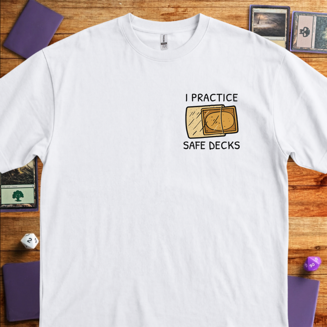 Safe Decks Pocket Print - White