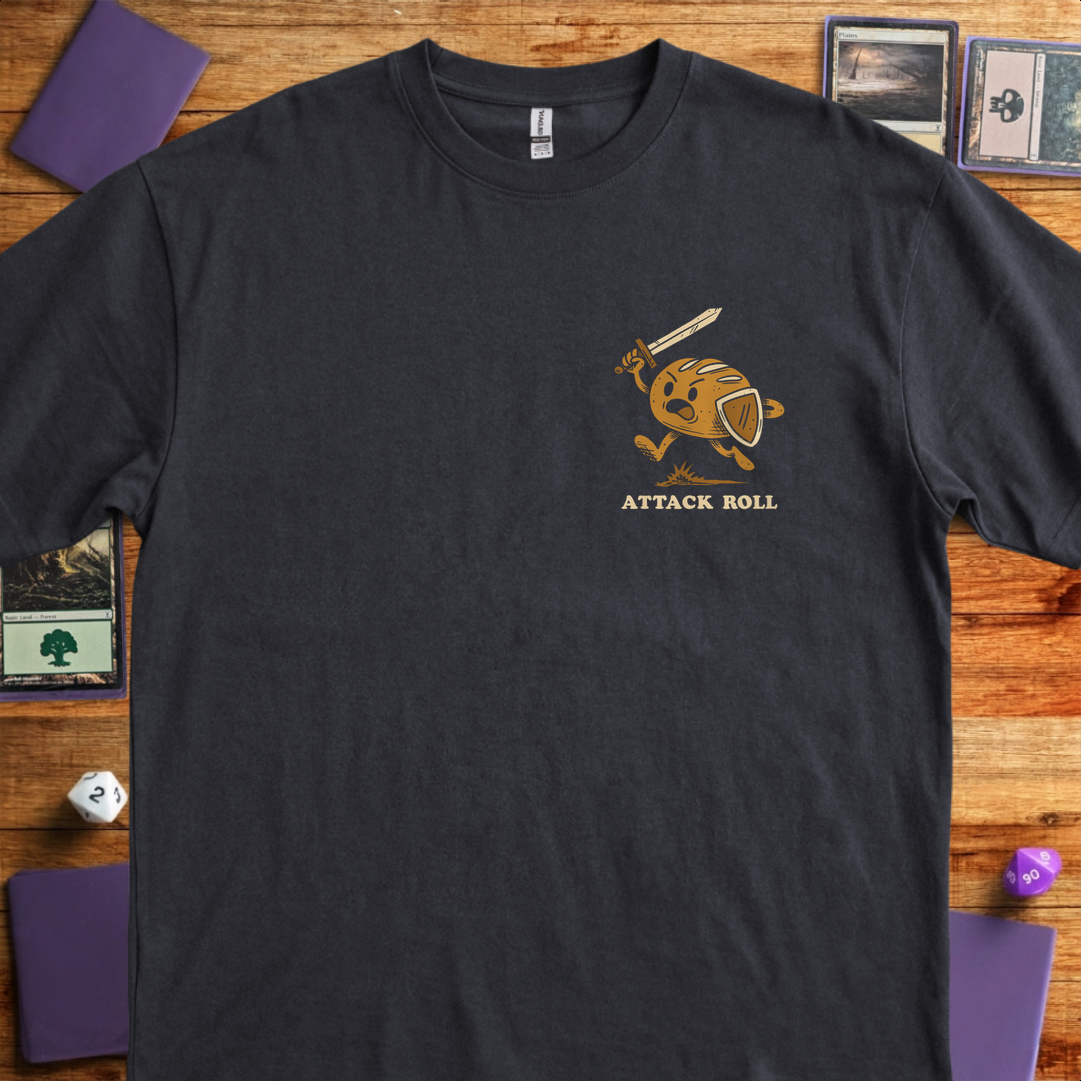 Attack Roll Pocket Print - Black