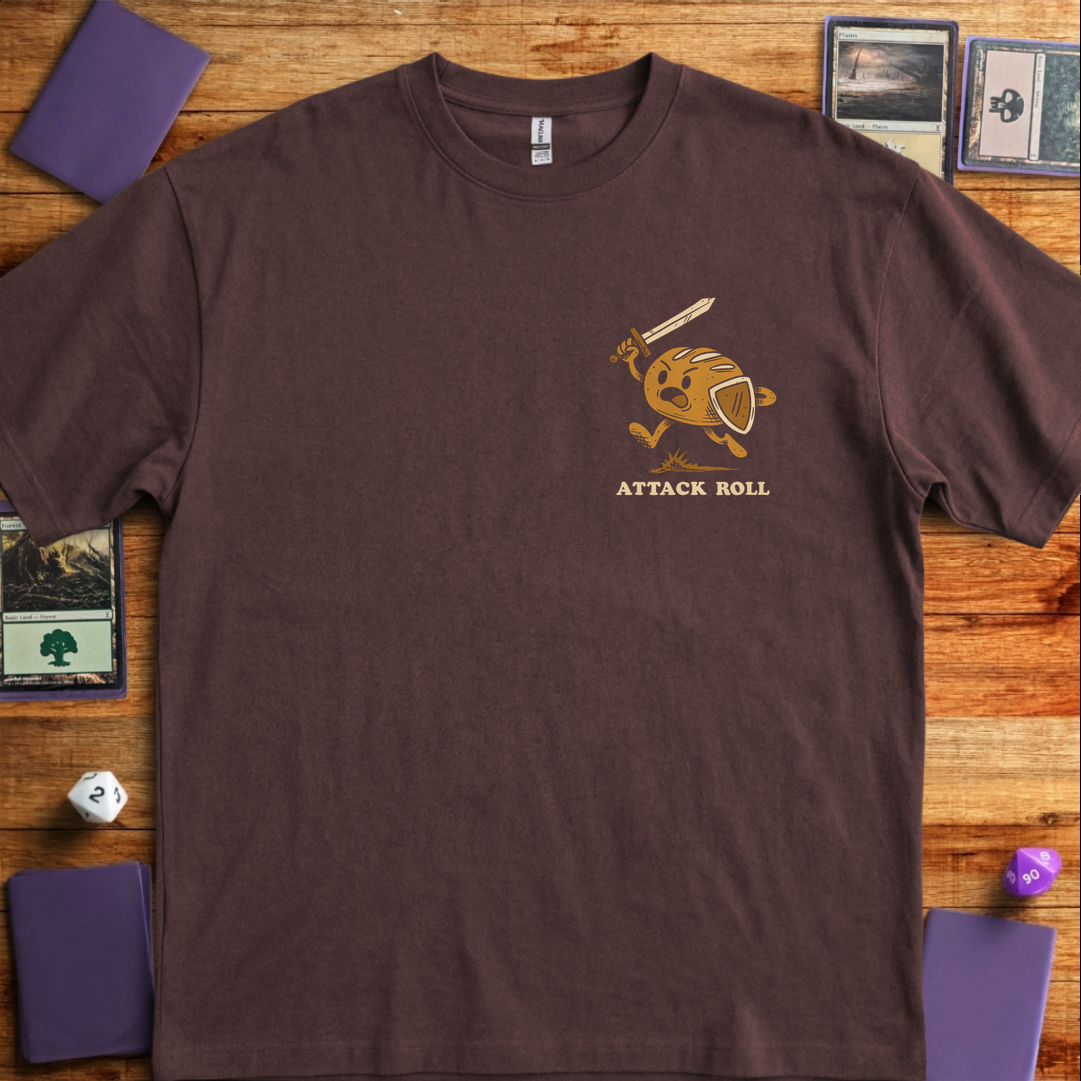 Attack Roll Pocket Print - Dark Chocolate