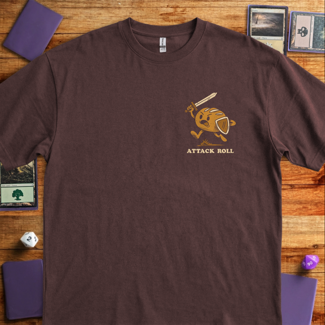 Attack Roll Pocket Print - Dark Chocolate