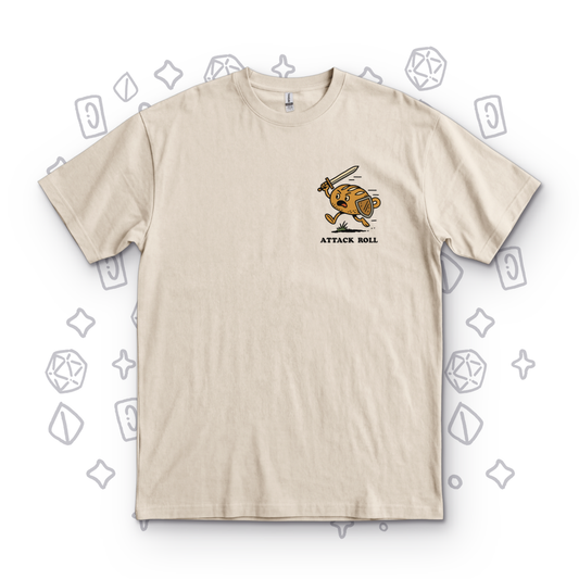 Attack Roll Pocket Print - Sand