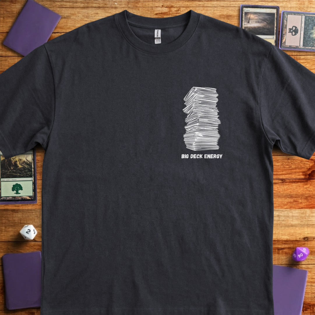 Big Deck Energy Pocket Print - Black
