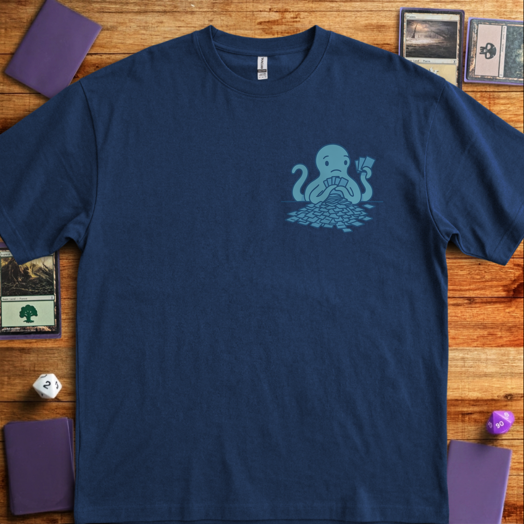 Casual Deck Pocket Print - Navy