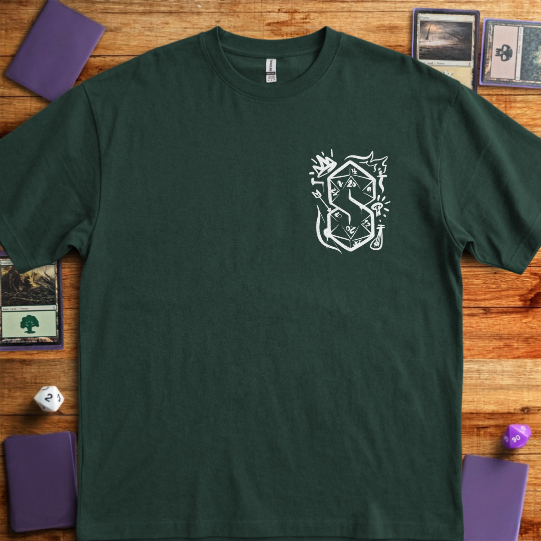 Class Graffiti Pocket Print - Forest Green