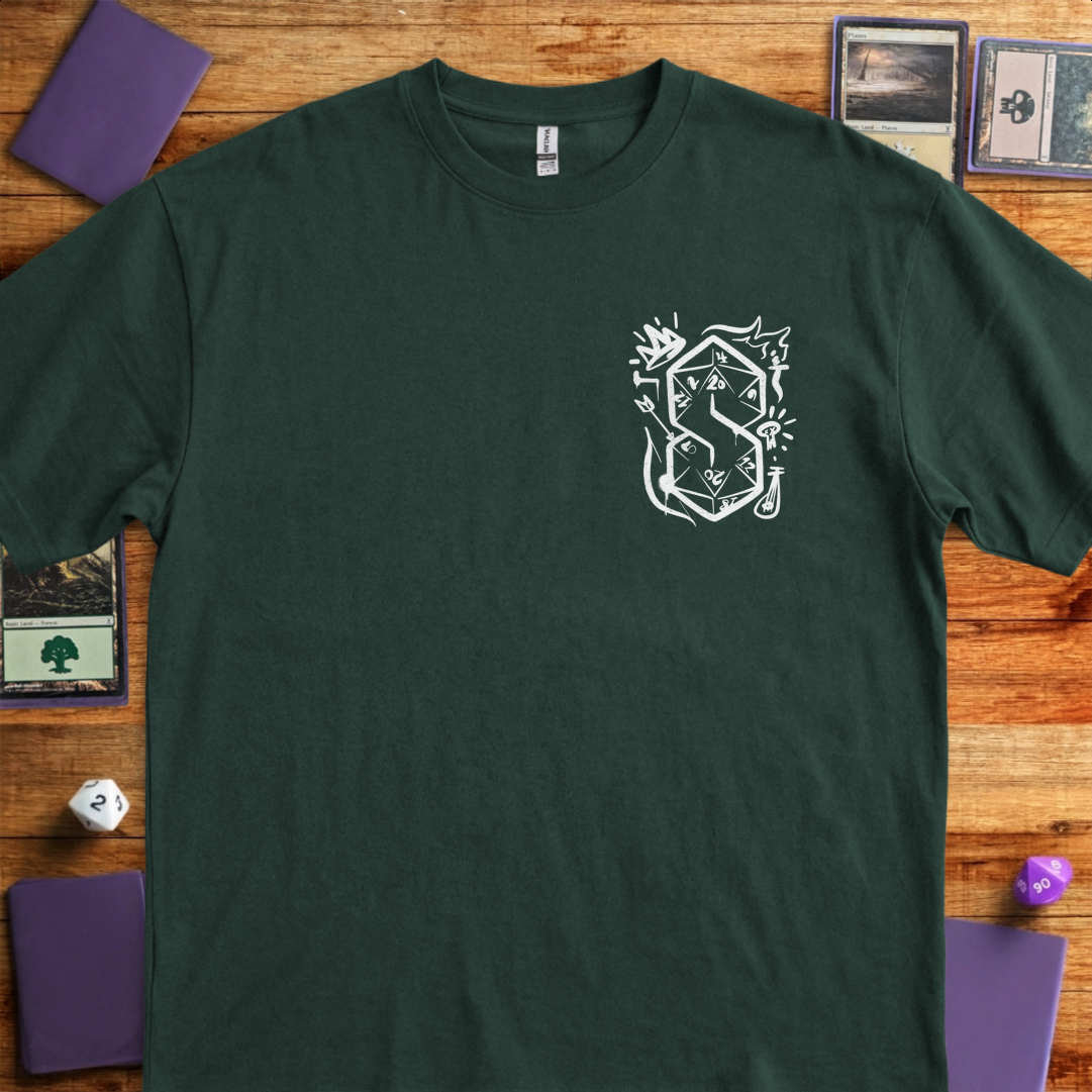 Class Graffiti Pocket Print - Forest Green