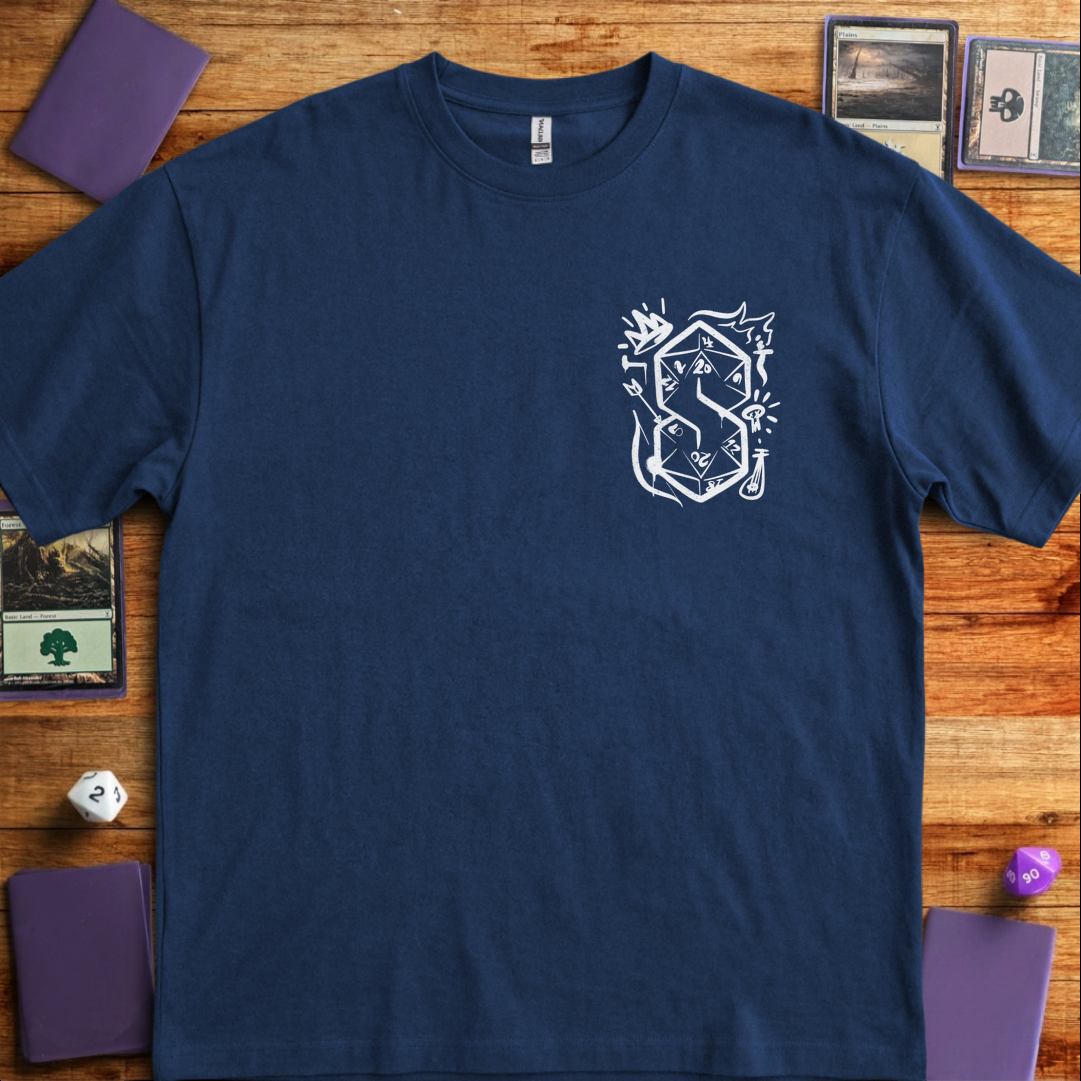 Class Graffiti Pocket Print - Navy