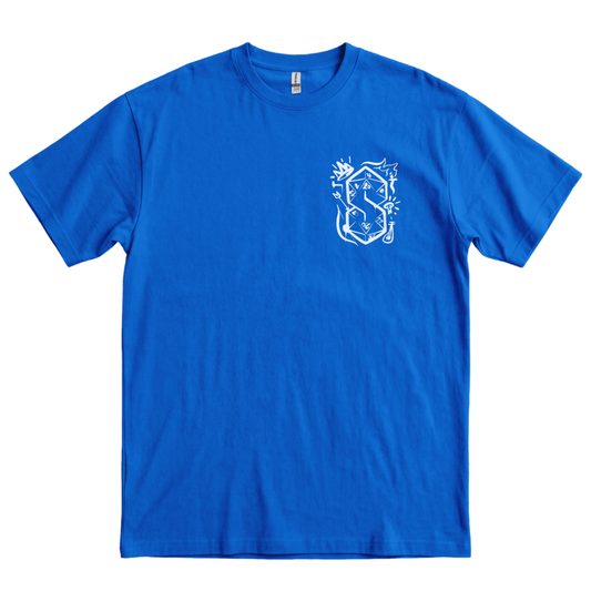 Class Graffiti Pocket Print - Royal