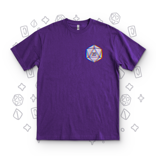 Digital 20 Pocket Print - Purple