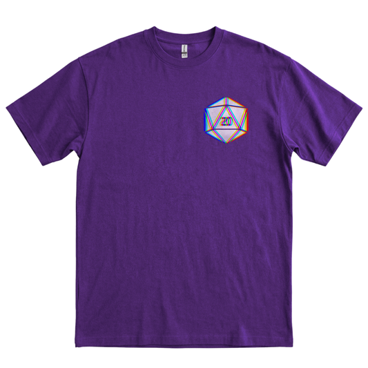 Digital 20 Pocket Print - Purple