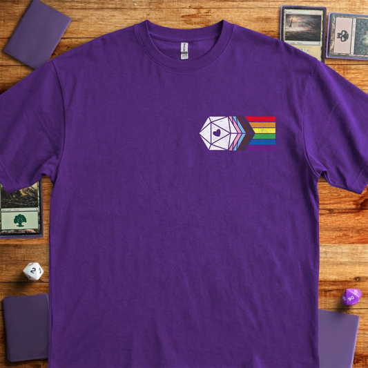 Roll for Progress Pocket Print - Purple