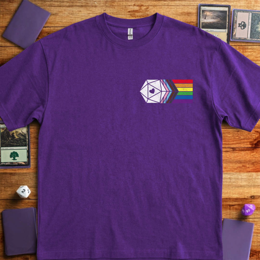 Roll for Progress Pocket Print - Purple