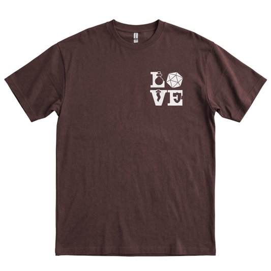 RPG Love Pocket Print - Dark Chocolate