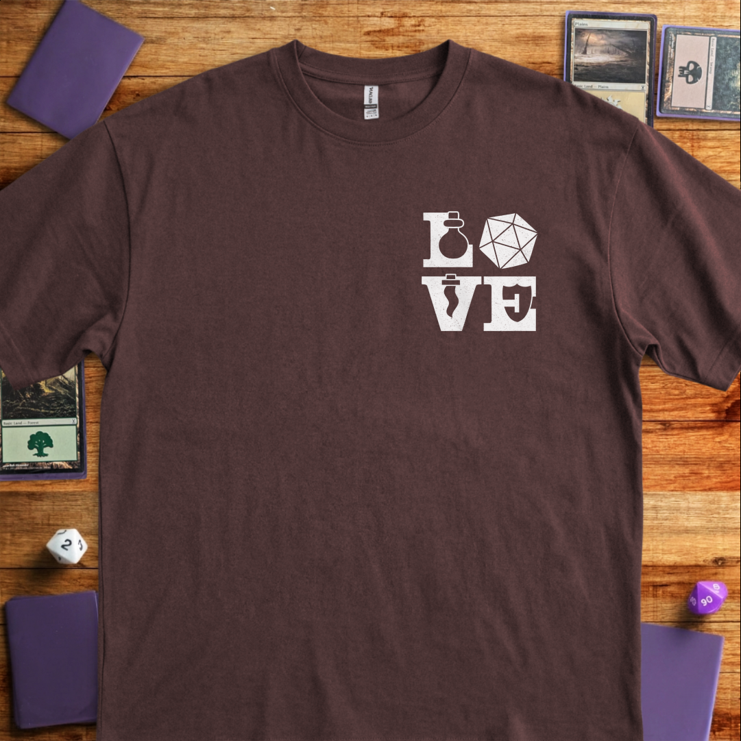 RPG Love Pocket Print - Dark Chocolate