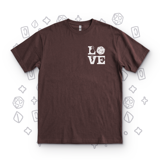 RPG Love Pocket Print - Dark Chocolate