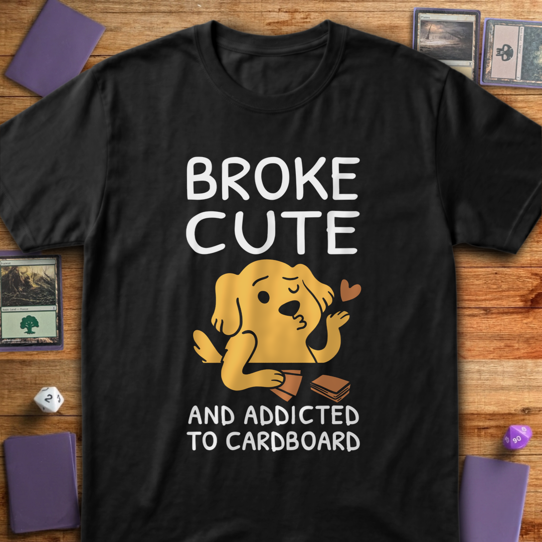 Broke Cute Addicted - Black