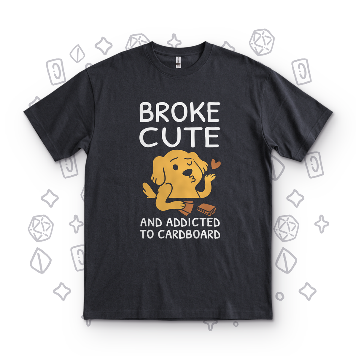 Broke Cute Addicted - Black