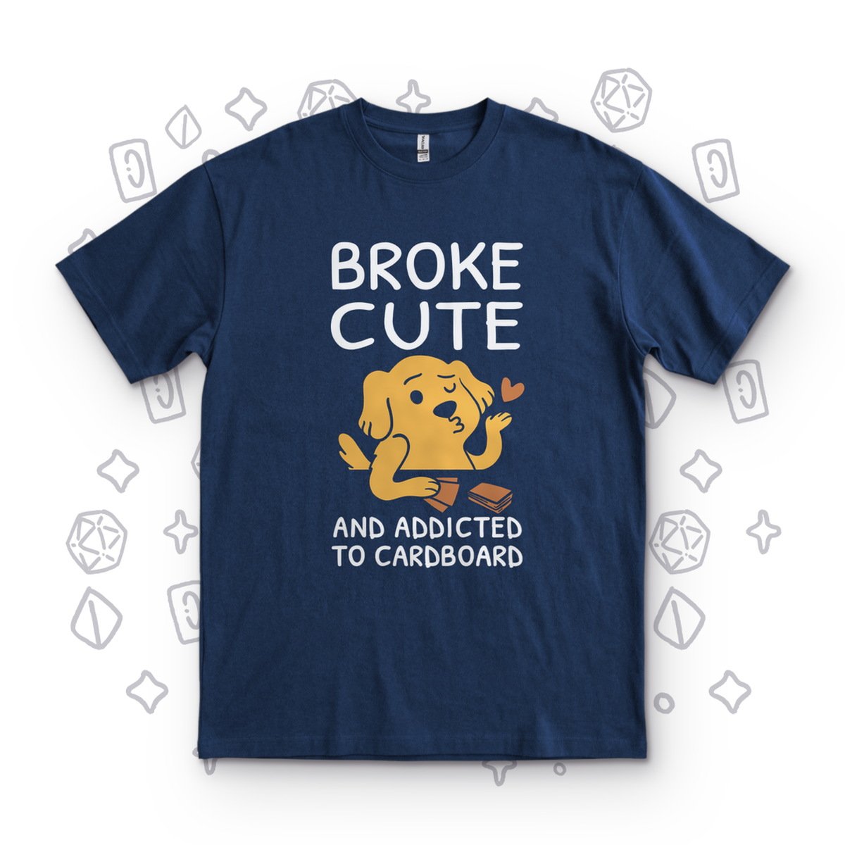 Broke Cute Addicted - Navy