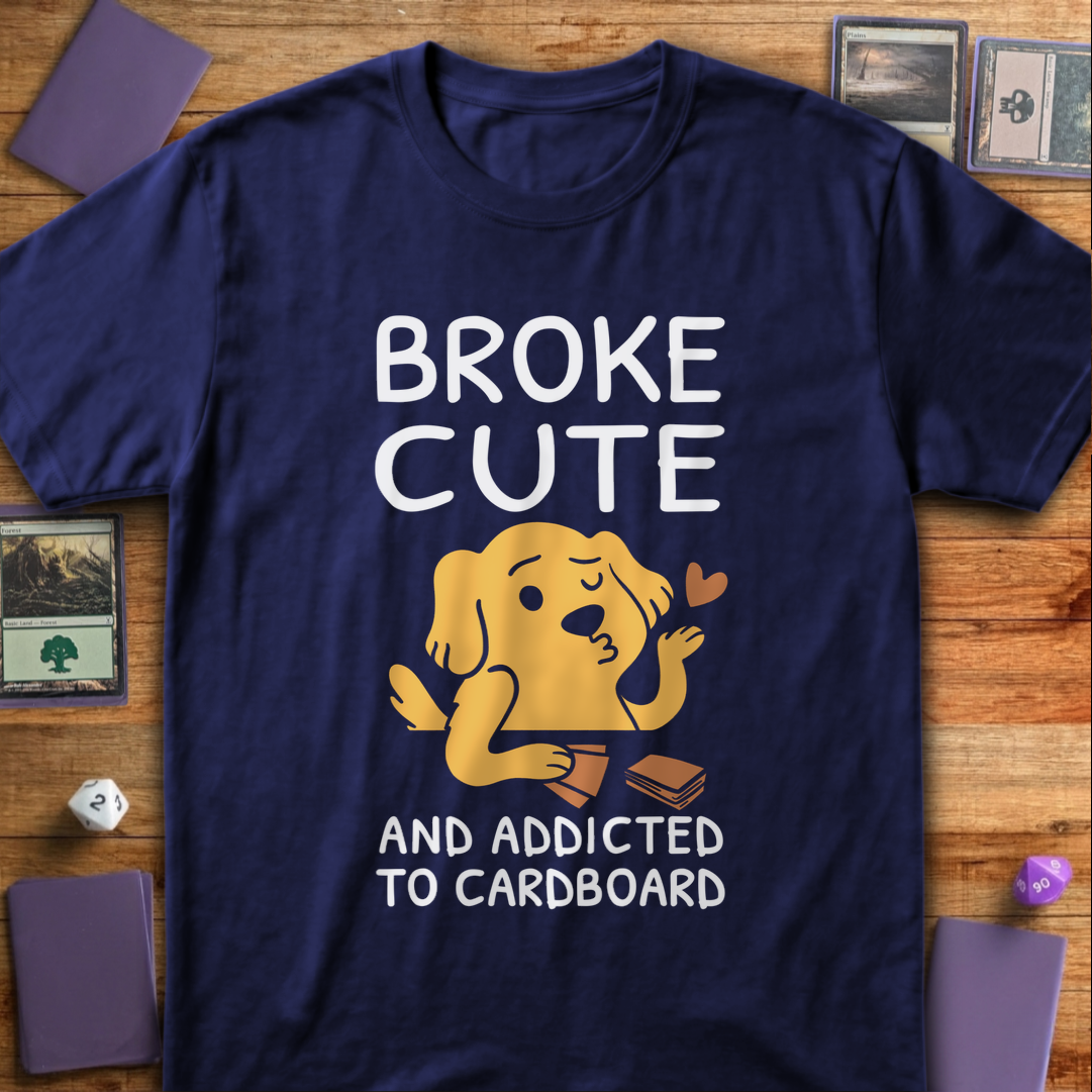Broke Cute Addicted - Navy
