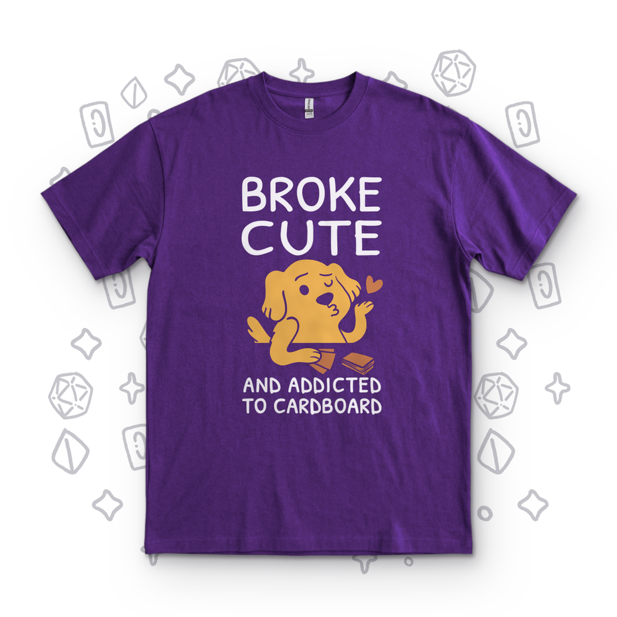 Broke Cute Addicted - Purple