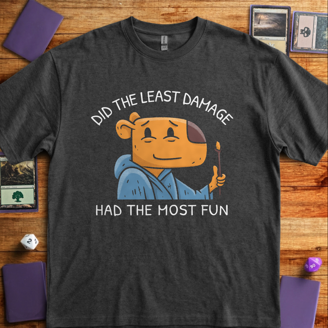 Did The Least Damage - Dark Heather Grey