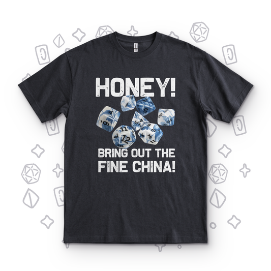 Bring Out The Fine China - Black