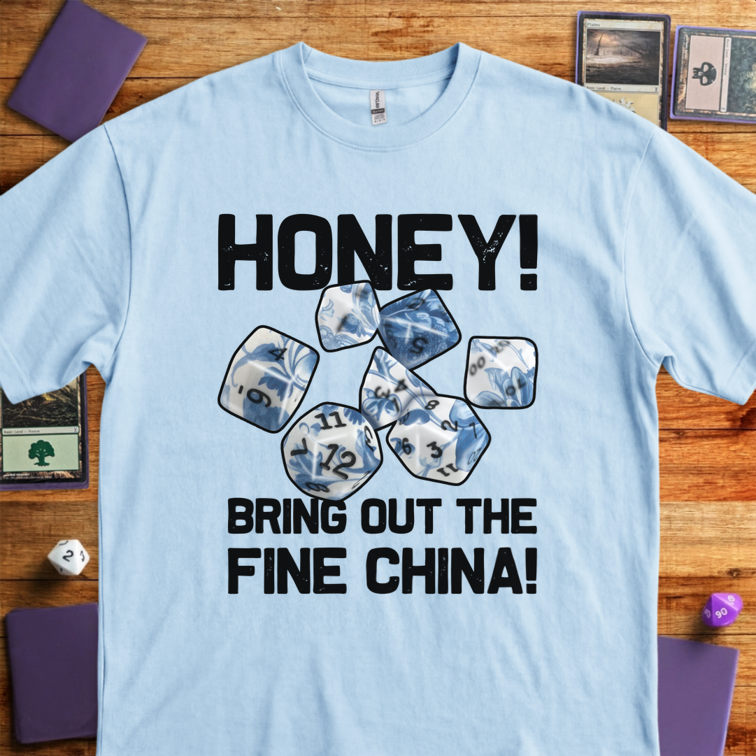 Bring Out The Fine China - Light Blue