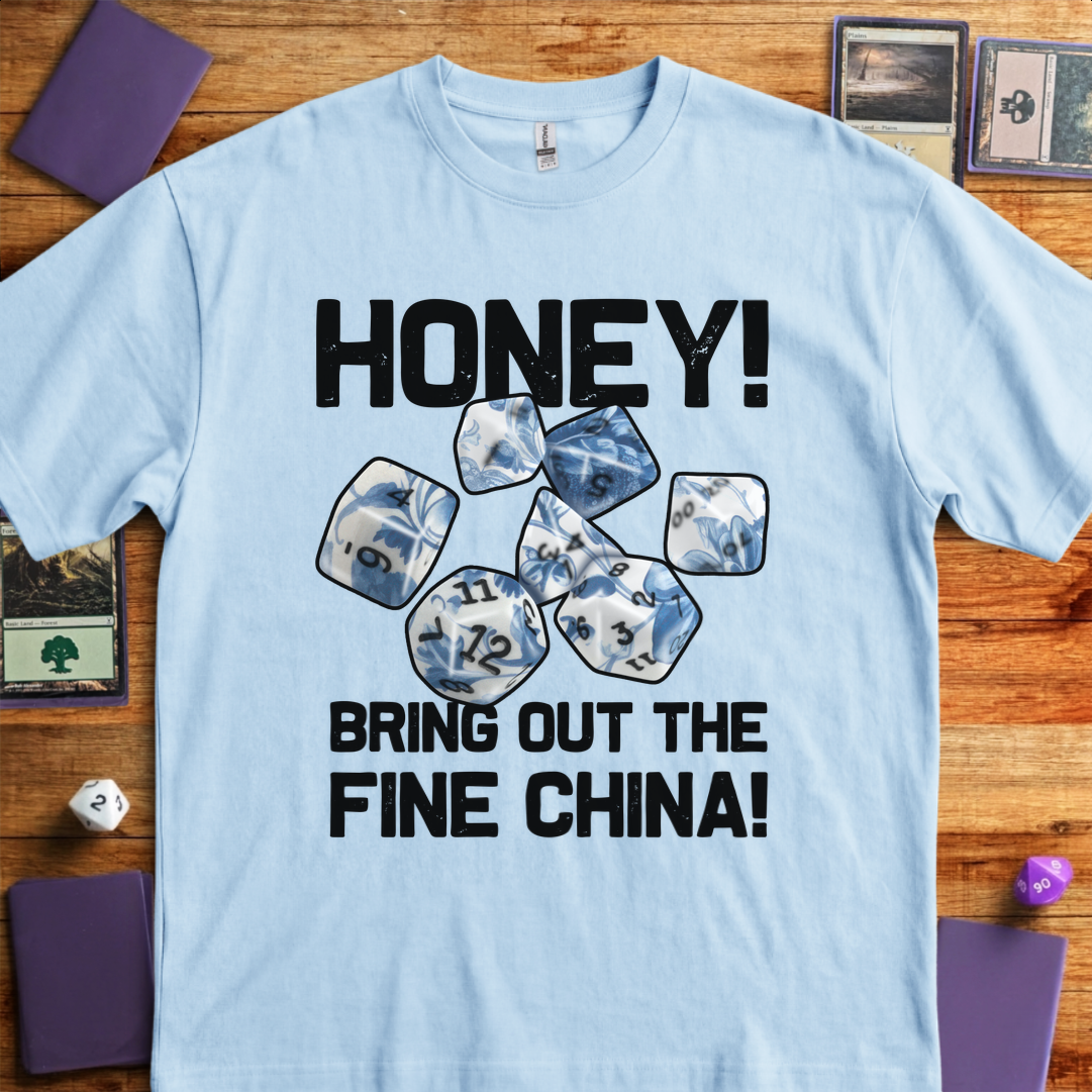 Bring Out The Fine China - Light Blue